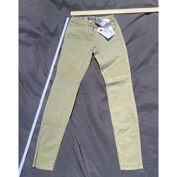 Maison Scotch La Femme Selon Marie Skinny Fit‎ Olive Jeans Waist 25 - Picture 1 of 4